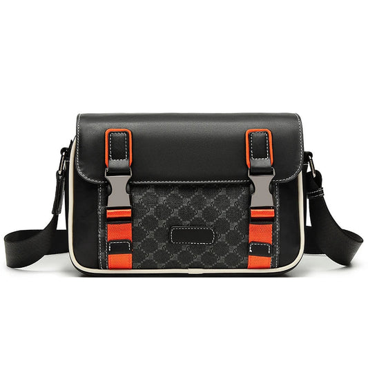 Designer Crossbody Bag Casual Messenger Bag for Men Bags Business Work Man Shoulder Bag Luxury Brand Sling Bags Leather Male Bag Good Vibrations