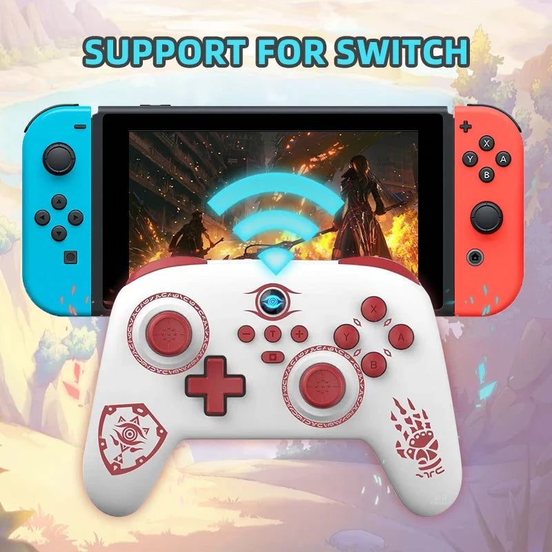 Switch Pro Gamepad Wireless Gaming Controller for Nintend Switch OLED/Lite Joystick For Steam Yuzu Controle PC Good Vibrations
