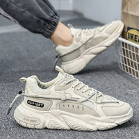 2023Men's Tennis Shoes New Casual Sports Shoes Spring and Autumn Men Breathable Wear-resistant Running Shoes кроссовки мужские Good Vibrations