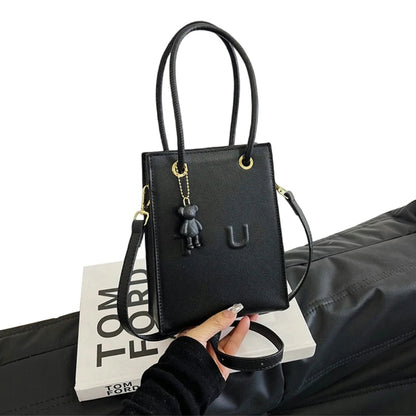 2026 Small Square Bag Women New Handbag Fashion Shoulder Casual Crossbody Solid Color Mobile Phone Bag Good Vibrations