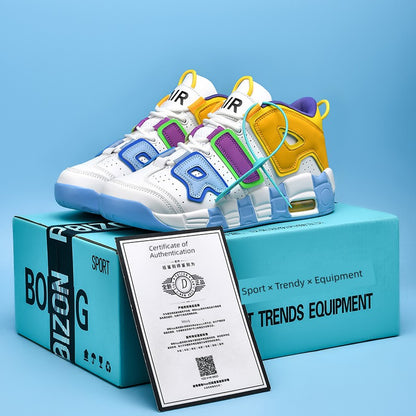 Putian Pippen Big Air Basketball Men's Shoes Trendy Casual Cushion Damping Youth Actual Combat Abrasion Resistant Sports Sneakers Good Vibrations