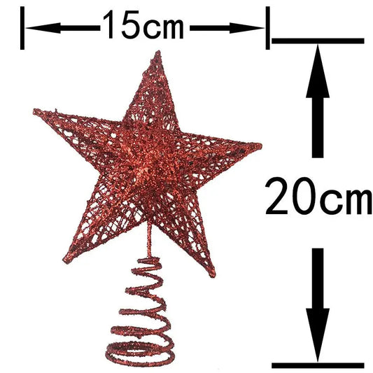 (1pcs/pack)15*20cm Gold And Silver Glitter Christmas Tree Children's Gift Decorations For Home Xmas Tree Ornaments Handmade DIY Good Vibrations