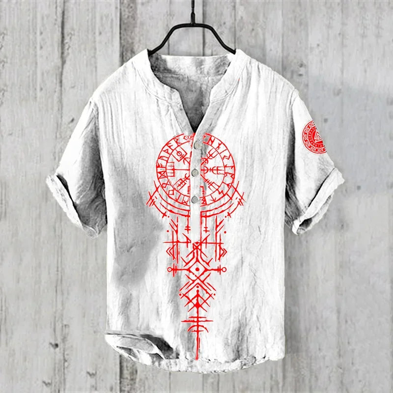 Spring and Summer Men's and Women's Shirts Independent Station Casual Hawaiian Style Shirts Men's Tops 100% Linen New Hot Sale Good Vibrations