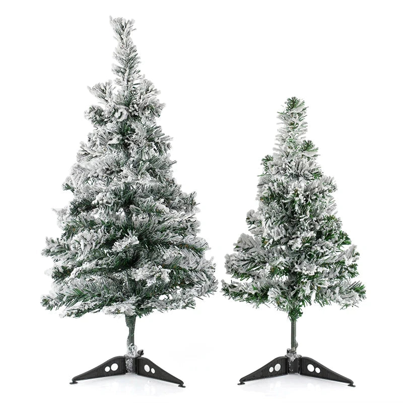 45/60cm Artificial PVC Christmas Cedar Tree Fir Pine Tree for Home New Year Christmas Trees Christmas Decor Noel Navidad Gift Good Vibrations