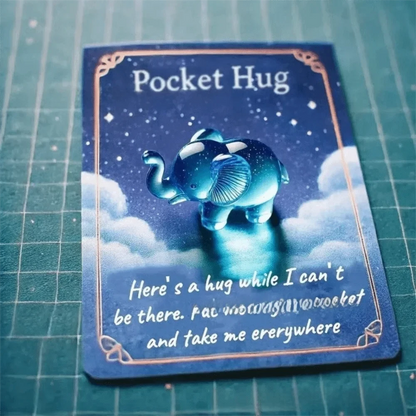 New With Card Animal Pocket Hug Gifts Cute Sentimental Inspirational Comfort Keepsake Encouragement Cute Pocket Hug For Kids Good Vibrations