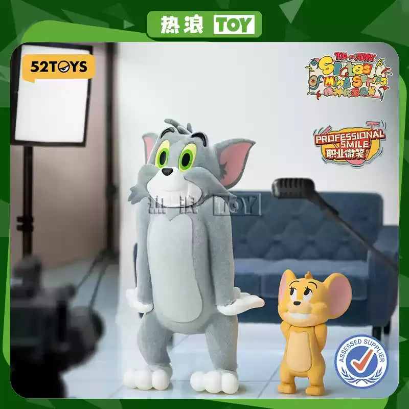 52toys New Product Tom And Jerry Mental State Tasting Blind Box Office Desktop Decoration Model Birthday Gift Children'S Gift Good Vibrations