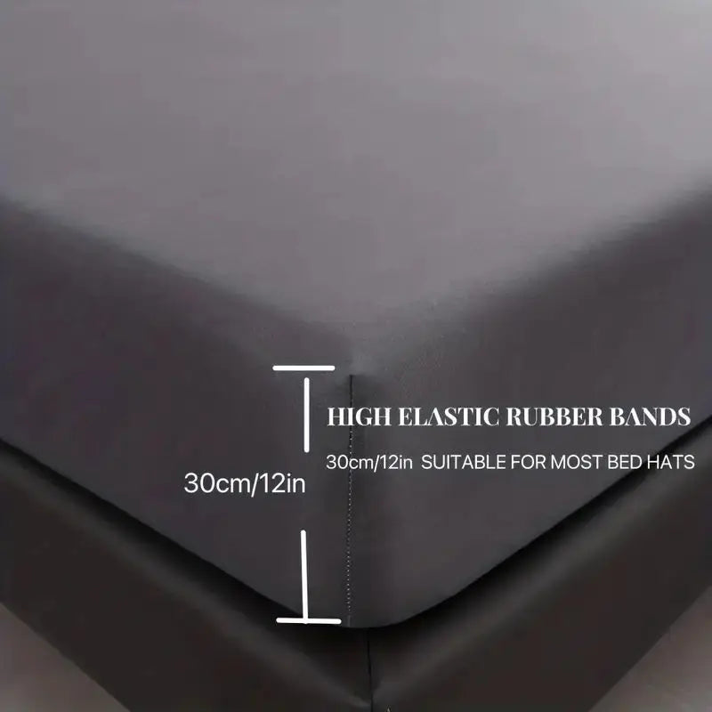 Waterproof Fitted Bed Sheet Comfortable Mattress Protector with Elastic Rubber Band Washable and Easy Care Good Vibrations