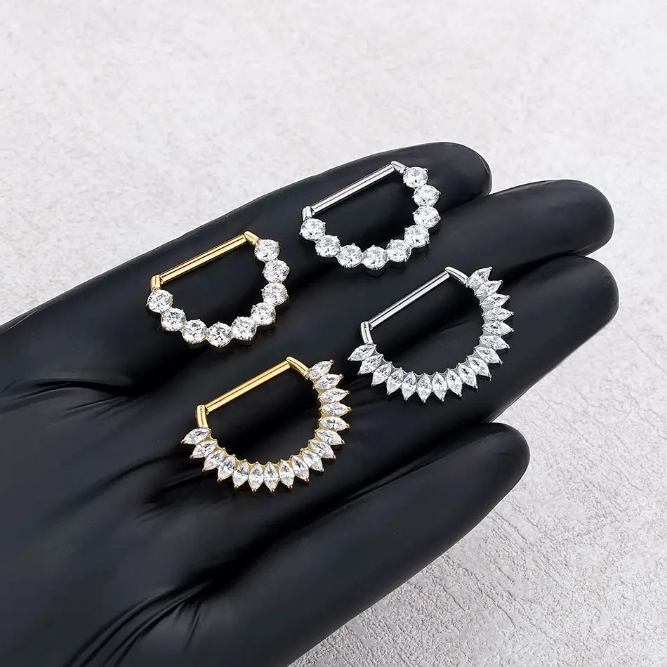 1Pc G23 Titanium Nipple Ring Women Girl Barbell Nipples Piercing Body Shield Jewelry Breast Accessories Good Vibrations
