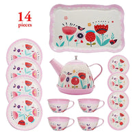 Simulation Tea Set Teapot Kitchen Afternoon Tea Pretend Play Toy Afternoon Tea Play Game Early Education Toys For Children Kids Good Vibrations