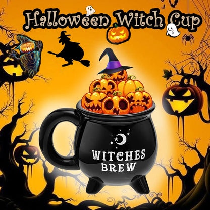 1pc, Witch Brew Coffee Mug, 350ml/ 11.8oz Ceramic Coffee Cups, Water Cups, Summer Winter Drinkware, Birthday Gifts Good Vibrations