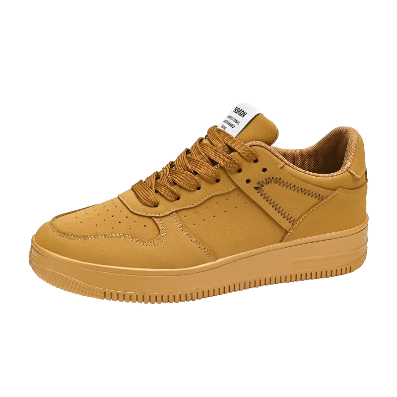 Men's Sneakers Casual Sports Shoes for Men Lightweight PU Leather Breathable Shoe Mens Flat White Tenis Shoes Zapatillas Hombre Good Vibrations