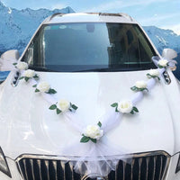 Wedding car decoration, front flower, wedding scene, wedding supplies, main wedding car decoration and decoration set, wholesale Good Vibrations