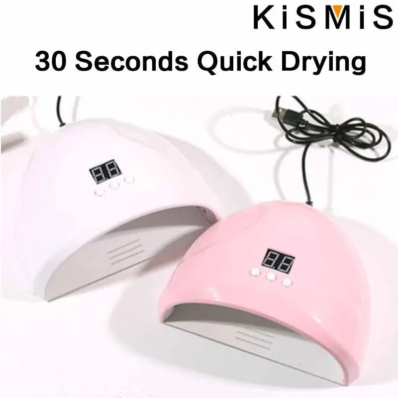 36W UV LED Nail Lamp for Gel Polish Curing Professional Nail Dryer Manicure Machine with Fast Drying Technology Good Vibrations