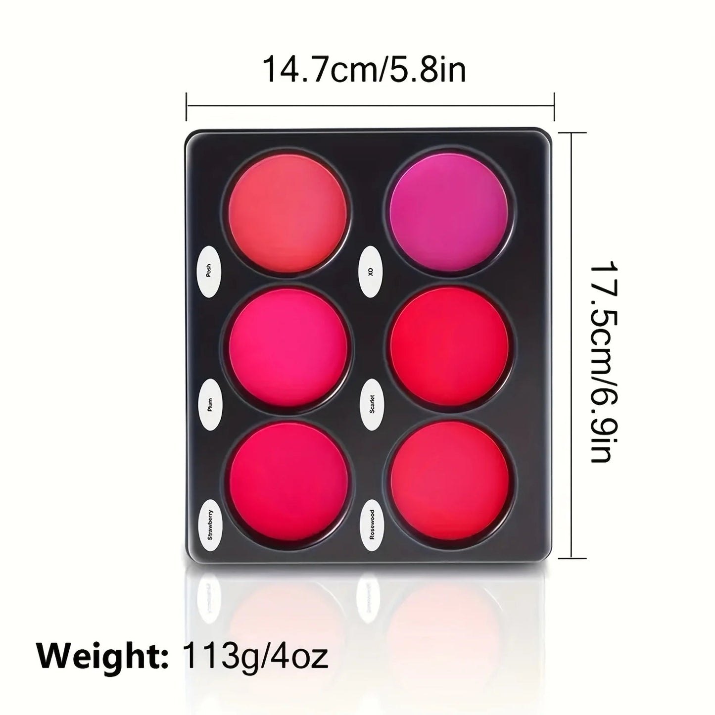 6-color blush palette, natural-toned eye shadow palette, and matte blush palette. Light and breathable, suitable for cheek and e Good Vibrations