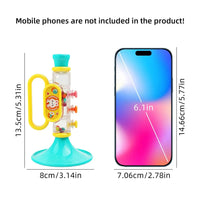 Children's trumpet toy, blowing music, playing instruments, harmonica, whistle, male and female toys Good Vibrations