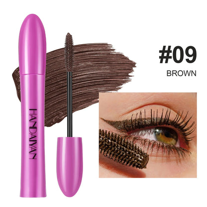 Colorful Silk Mascara Blue Red Black Cream Length Waterproof Smudge-Proof Colored Thickening Lengthening Curling Makeup Cosmetic Good Vibrations