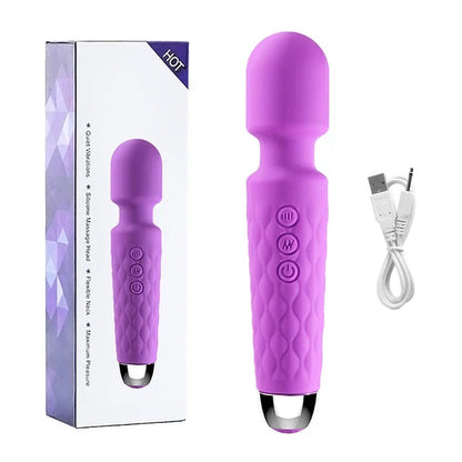 Powerful Handheld Massager Av Vibrator 20 Speed Wand Vibrating Massage Magic Full Body Therapy Motor Dildo Masturbator Sex Toy Good Vibrations Adult Super Store