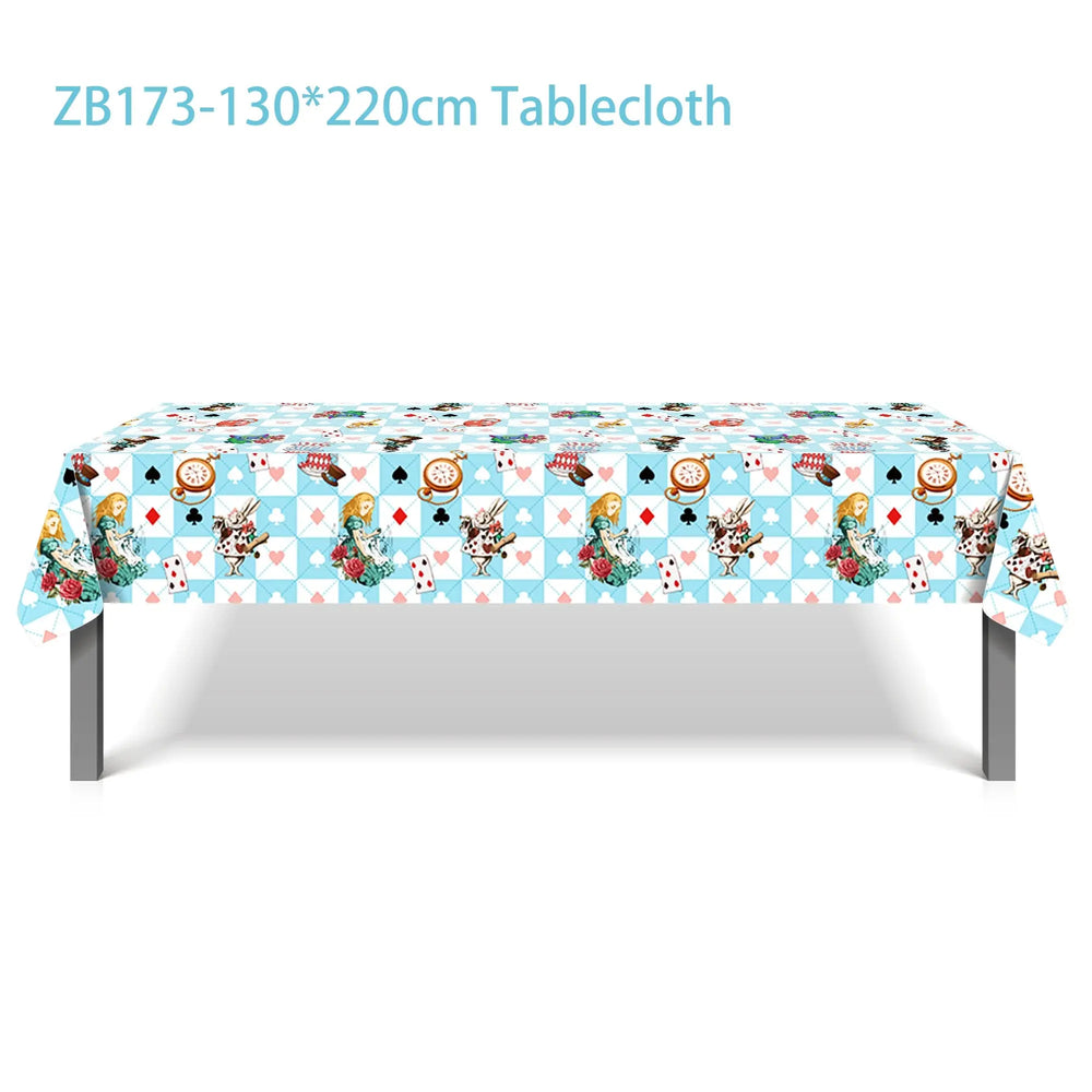 Casino Las Vegas Poker Party Disposable Tablecloth Magician Dollar Playing Cards Birthday Party Camping Mat Table Cover Decor Good Vibrations