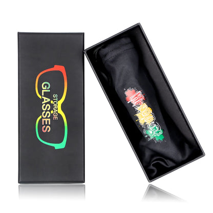 MOONSHADE Sunglasses Hidden Horn Tube Storage Removable Rolling Paper Glasses Holder Cigarette Case for Smoking Cool Gadget Good Vibrations