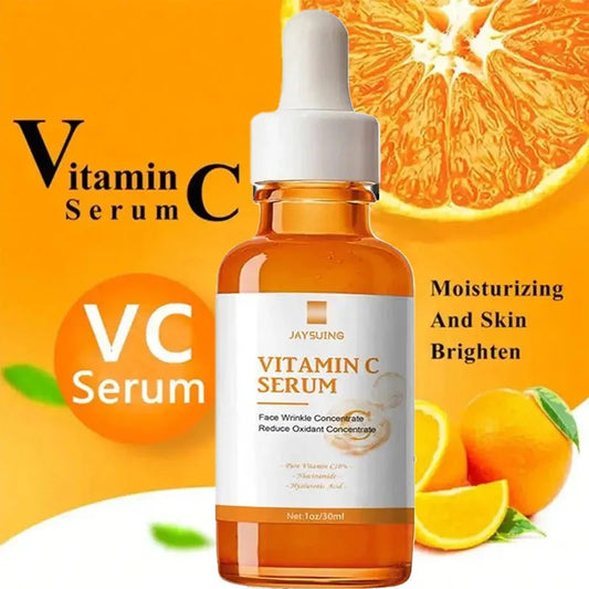 Vitamin C Wrinkle Remover Face Serum Lifting Firming Fade Fine Lines Anti-aging Essence Whitening Brighten Nourish Skin Care Good Vibrations