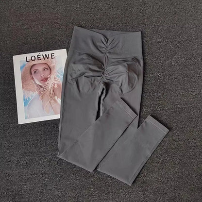 High-end Yoga Pants Women Fitness Leggings High elastic Sports Pants Push UP Tights Running Leggings Breathable Gym Leggings Good Vibrations