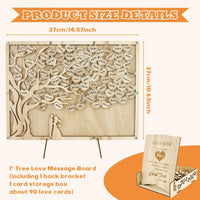 Wedding Guests Message Board Personalized Guest Book Guest's Name Card for Birthday Wedding Party Baby Shower Guest Book Frame Good Vibrations