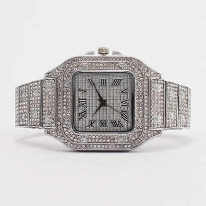 2025 Fashion Watches for Men Women Iced Out Watch Man Luxury Diamond Watch Unisex Quartz Wristwatches Relogio Gift Drop Shipping Good Vibrations