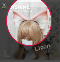 Electric Tail Lina Cosplay Tail Ears Hairhoop Bell Pink Fox Tails Wolf Adult Children Cosply Tails Costume Prop Accessories GOOD Vibrations