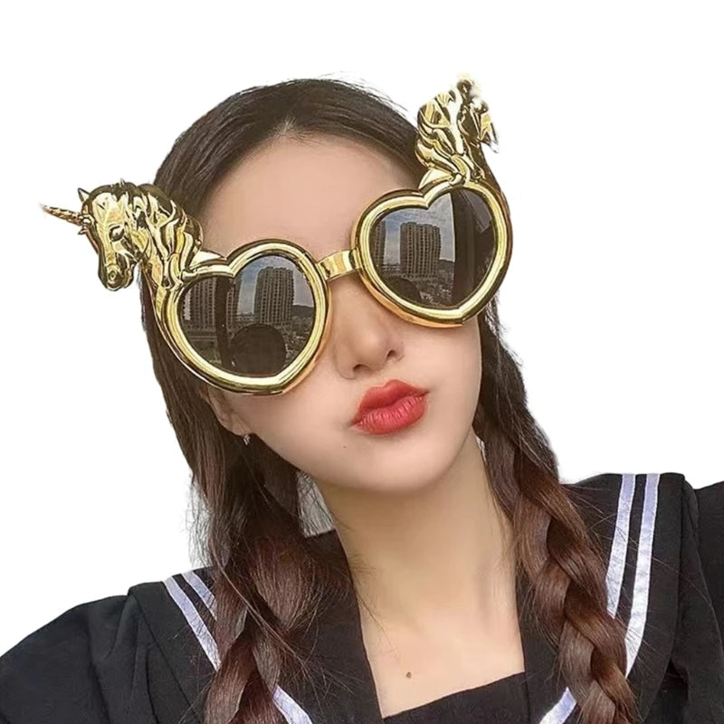 Party Sunglasses Funny Sunglasses Creative Eyeglasses Fancy Dress Props Summer Party Sunglasses Novelty Eyeglasses Good Vibrations