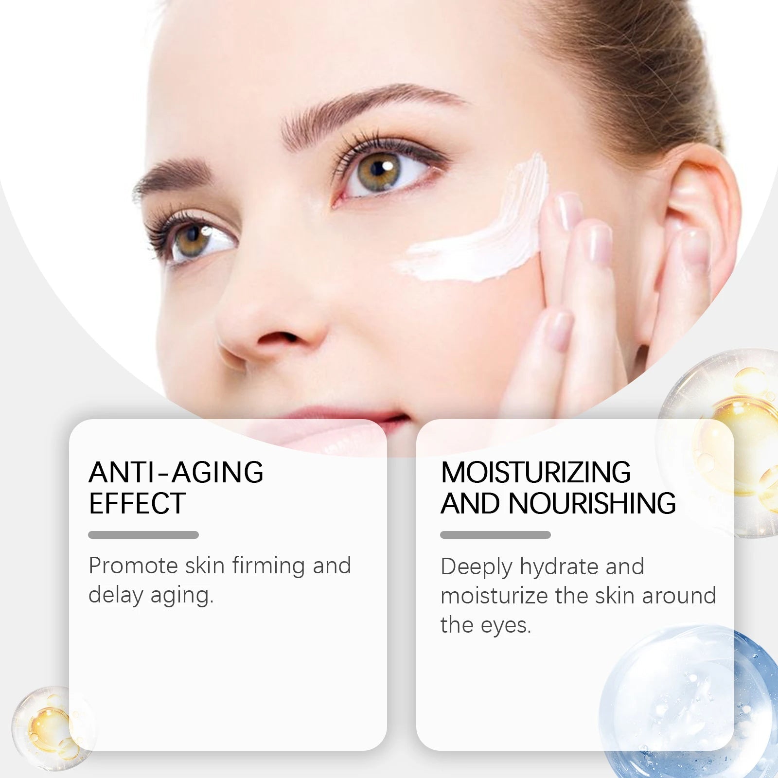 Wrinkle Remover Eye Cream Reduce Eye Bag Lightening Dark Circles Anti Puffiness Moisturizing Brighten Lifting Firming Eye Cream Good Vibrations