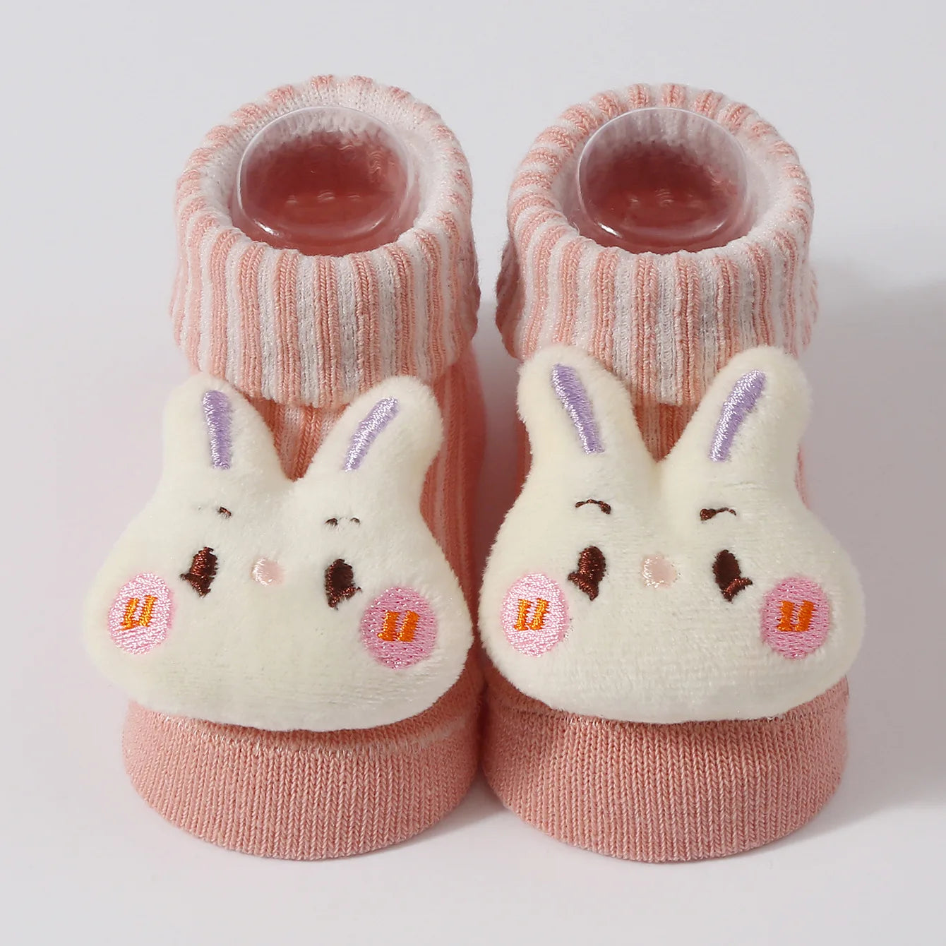 0-6 Months Socks for Newborns Baby Girls Boys Soft Cotton Socks Spring Autumn Cute Cartoon Animal Doll Infant Floor Sock Good Vibrations