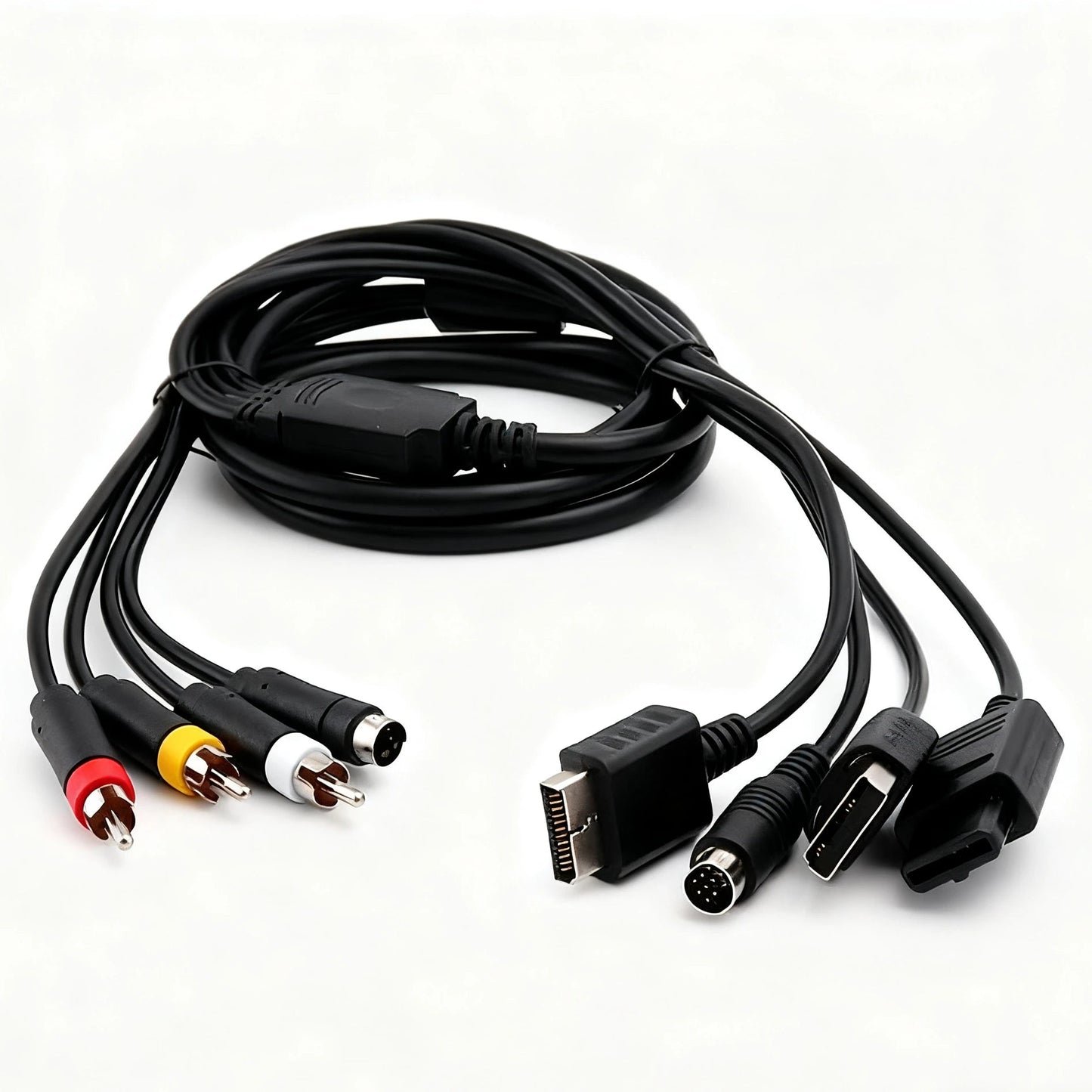 Multi Console Game System S-Video/ AV Cable For N64/PS2/Sega DC128/sega Saturn ss Good Vibrations