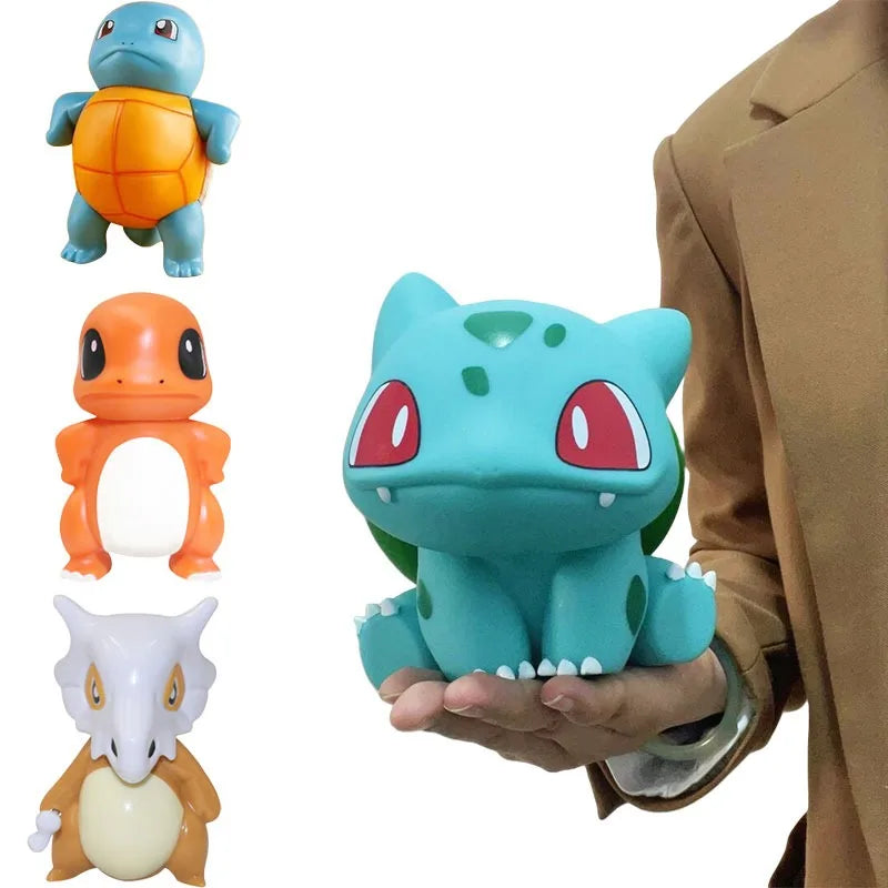 Bulbasaur Squirtle Anime Action Figures PVC Figure Collection Decoration Desk Ornaments Model Toys for ChildrenBirthday Toy Gift Good Vibrations