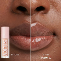 Silky Lip Gloss-Waterproof, Long-Lasting Moisturizing Liquid Lipstick with Mirror Finish, Non-Sticky, Full Shine, Fade-Resistant Good Vibrations