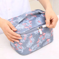 Portable Oxford Cloth Makeup Organizers Jewelry Organizer Household Make Up Organizer Toiletries Storage Bag Cosmetic Bag