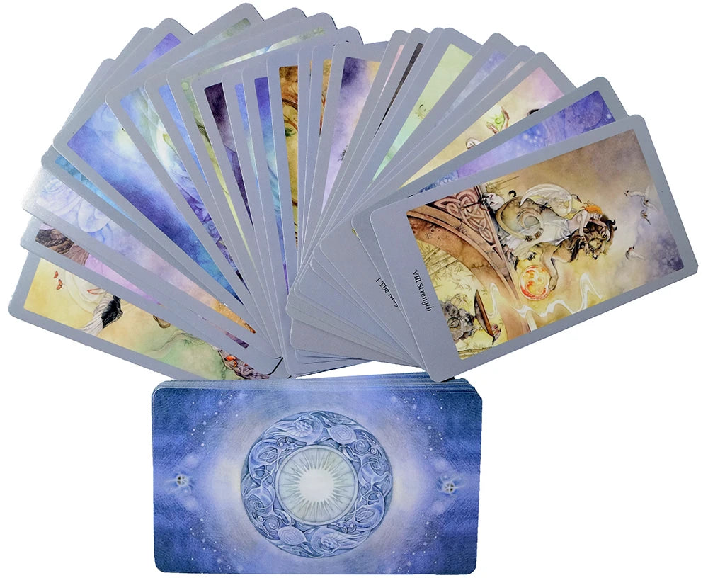 Shadows Tarot.78 Cards Set  Tarot Cards .Cards For Party Game Deck Mystical Divination Oracle Cards Friend Party Board Game Good Vibrations