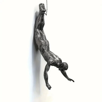 Retro Climbing Man Series Statue Wall Decoration Unique Touch Creative Climbing Statue Pendant Party Decoration Good Vibrations