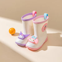 Sanrio genuine children's rain boots cute cartoon rain boots girls non-slip glue shoes Good Vibrations