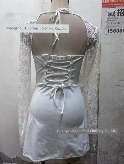 Sexy Top Slim Fit Tank Dress Sexy Lace Lace Silm Backless Dress Good Vibrations