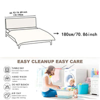 Bedhead protective cover, dirt proof, high elasticity, easy to install, universal bedside cover for all seasons, bedside cover Good Vibrations