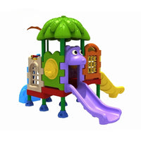 Baby Plastic Playhouses Children Slide Toddler Outdoor Play Ground House Kids Outdoor Playground Equipment Sets for Kindergarten Good Vibrations