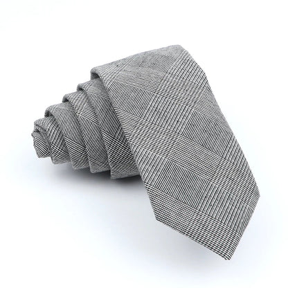 Wed Cotton Tie Solid Color Necktie For Man Woman Blue Pink Yellow Skinny Slim Ties Fashion Wedding Party Gifts Men Accessories Good Vibrations