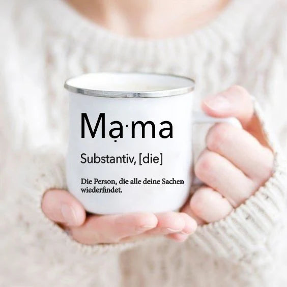 Mothers Day Gift for mom Mommy Birthday Gifts Best Mom Ever Mug Mommy Coffee Mugs Mother drink cup tea enamel cups Good Vibrations Adult Super Store