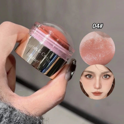 Blush Cream 6 Colors Natural Makeup Cheek Contour Lasting Matte Velvet Mousse Blush Mud Peach Cream Rouge Cheek Tint Cosmetics Good Vibrations