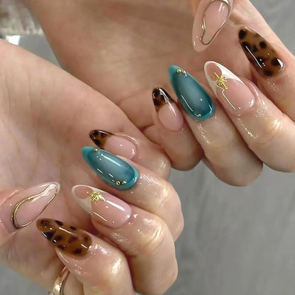 24Pcs Pink French Style Fake Nails 3D Bowknot Designs Short Square Press on Nails Sweet Korean Fashion False Nail for Women Girl Good Vibrations