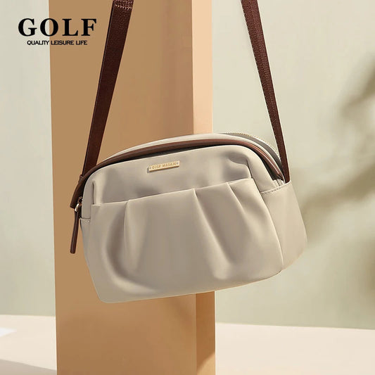 GOLF Crossbody Bags for Ladies Elegant Women Shoulder Bag High Quality Nylon Female Cross Body Waist Bag Multi Pocket Waterproof Good Vibrations
