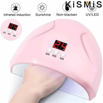 36W UV LED Nail Lamp for Gel Polish Curing Professional Nail Dryer Manicure Machine with Fast Drying Technology Good Vibrations