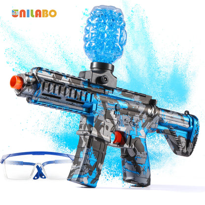 M416 Electric Ball Blaster Toy Gun - High-Speed, Metallic Finish, Rechargeable - Halloween Thanksgiving Gift(Bullets Excluded) Good Vibrations