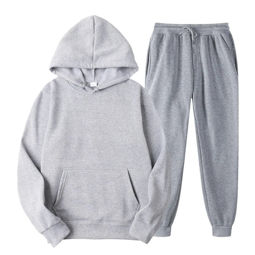 2024 Winter Brand Tracksuits Men's sets Long Sleeve Pullover + Jogging Trousers 2pcs Sets Fitness Running Suits sportswer Male Good Vibrations