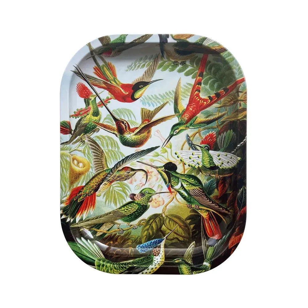 1pc Metal Rolling Tray Tobacco Herb Smoking Accessories 180*140mm Small Tray Tinplate Storage Plate Gifts GOOD Vibrations Adult Super Store